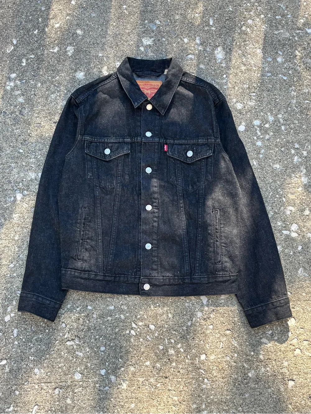 Levi’s Trucker Jacket – Men’s Small – Black Washed Denim